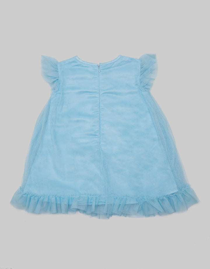 Kidz Too Short Sleeve Midi Dress Tile Mutiara With Bag