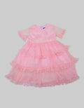 Kidz Too Short Sleeve Midi Dress Midi Tile Onde Susun Geber