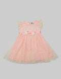 Kidz Too Short Sleeve Midi Dress Brokat Dada Tille Geber