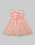 Kidz Too Short Sleeve Midi Dress Brokat Dada Tille Geber