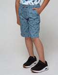 Little M Short Pants Woven Basic Double Rib Compass