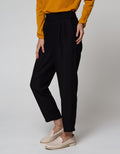 Connexion Long Pants Poly Elastic With Rimple On Waist