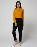 Connexion Long Pants Poly Elastic With Rimple On Waist