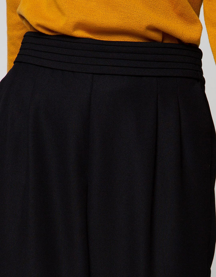 Connexion Long Pants Poly Elastic With Rimple On Waist