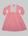 Kidz Too Long Sleeve Maxi Dress Modest Bordir