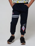 Little M Jogger Knit Terry Space Rocket