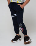 Little M Jogger Knit Terry Space Rocket
