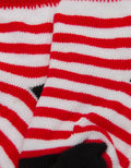 SOCKS STRIPE RED WHITE