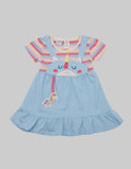 Pipiniko Short Sleeve Midi Dress Unicorn