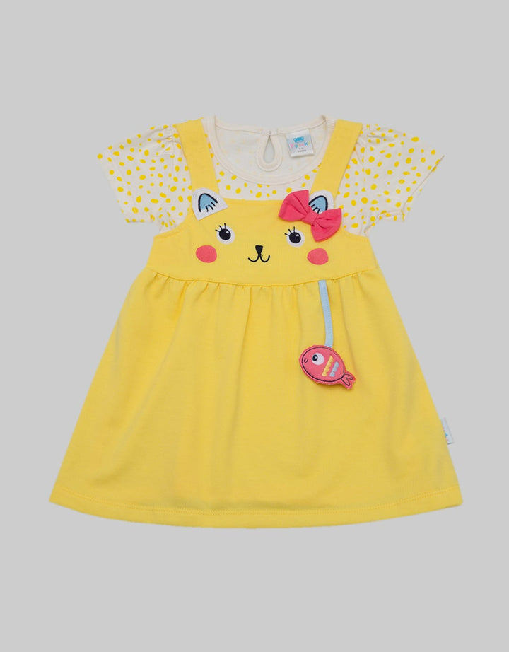 Pipiniko Short Sleeve Midi Dress Ovl Cat