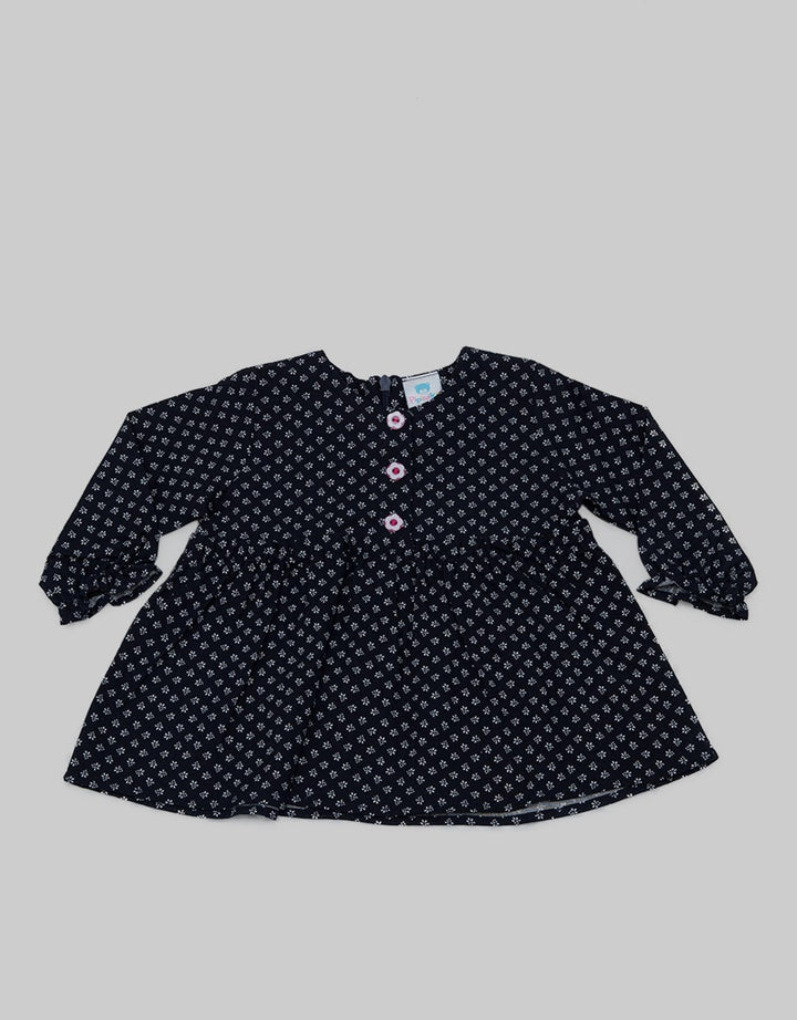 Pipiniko Short Sleeve Midi Dress Tunic Botton Front