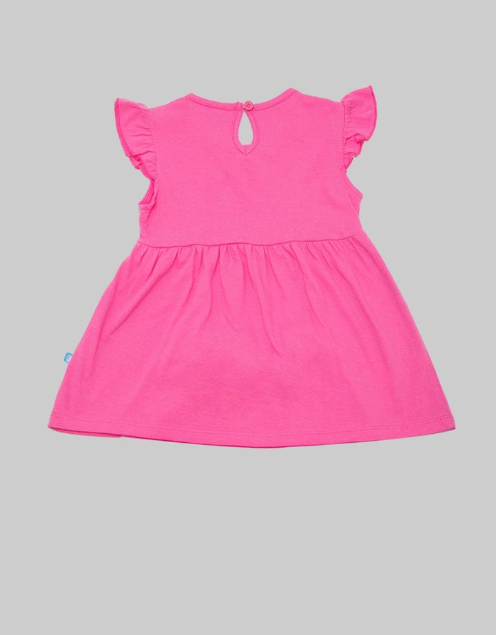 Pipiniko Short Sleeve Midi Dress Daily Fruity Bunny