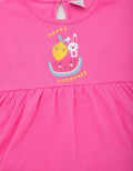 Pipiniko Short Sleeve Midi Dress Daily Fruity Bunny