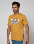 Disney Mickey Short Sleeve T-Shirt Wording Casual