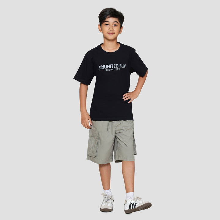 Nevada Unlimited Fun Kaos Anak Laki-laki