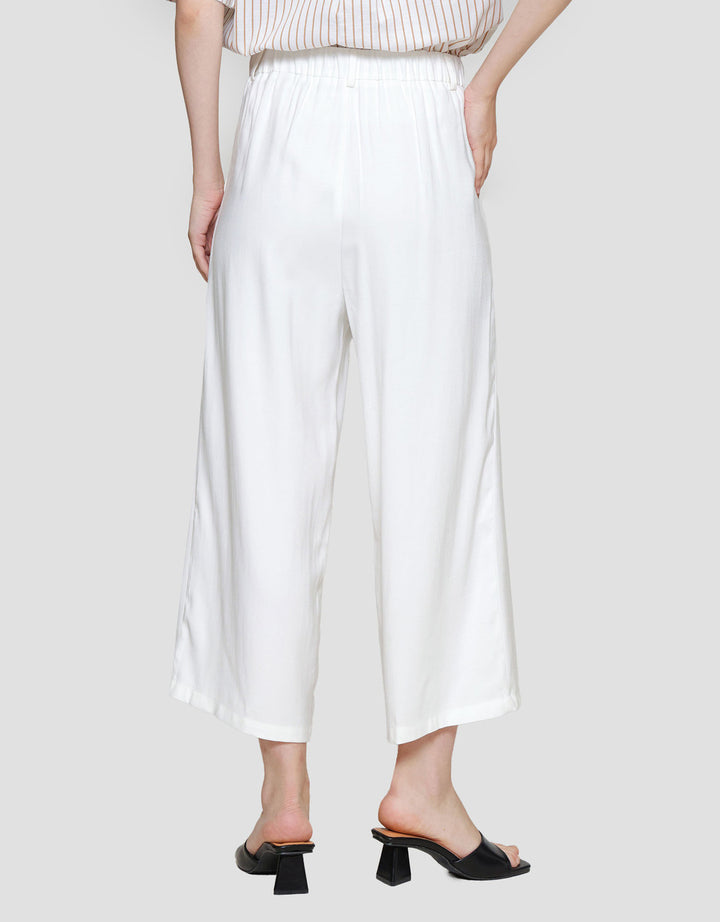 St. Yves Flowy Soft Twill Palazzo Celana Panjang Wanita