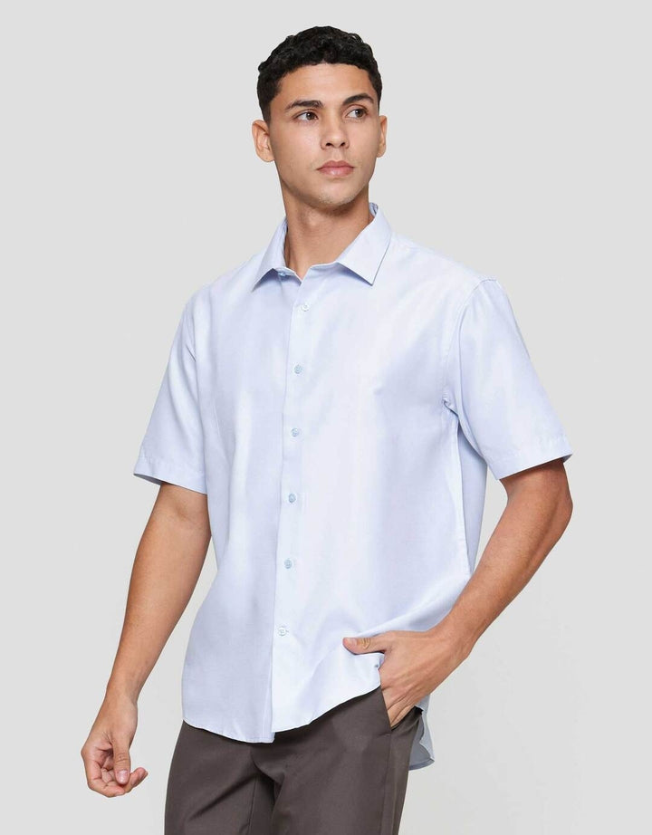 Cole Dobby Texture Cvc Kemeja Pria