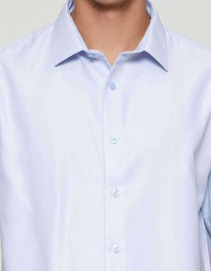 Cole Dobby Texture Cvc Kemeja Pria