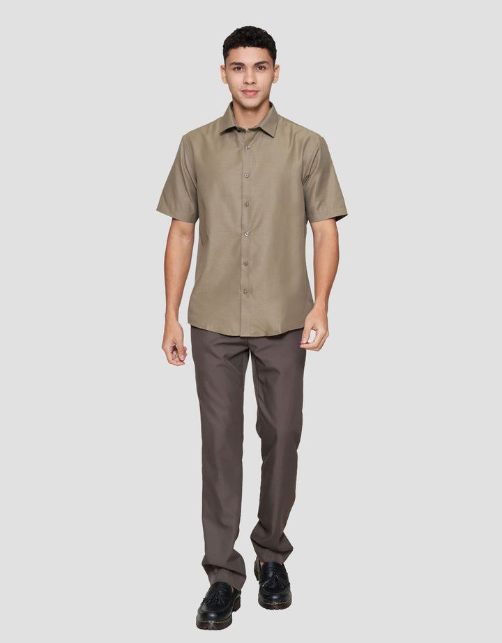 Cole Dobby Texture Cvc Kemeja Pria