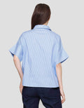 Connexion Stripe Kemeja Wanita