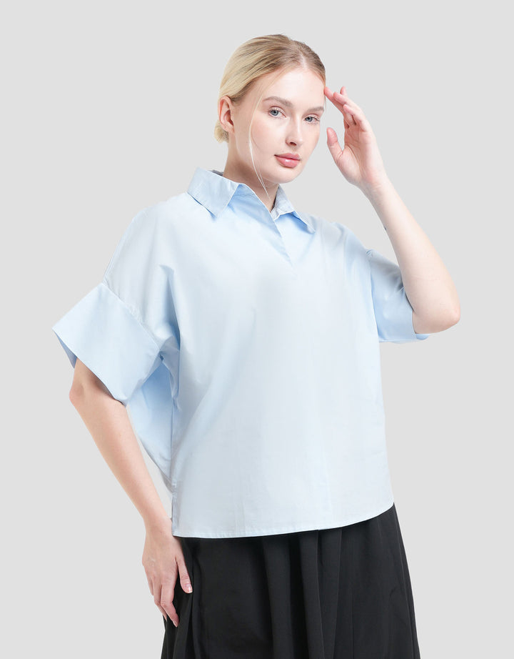 Connexion Twill Cotton Kemeja Wanita