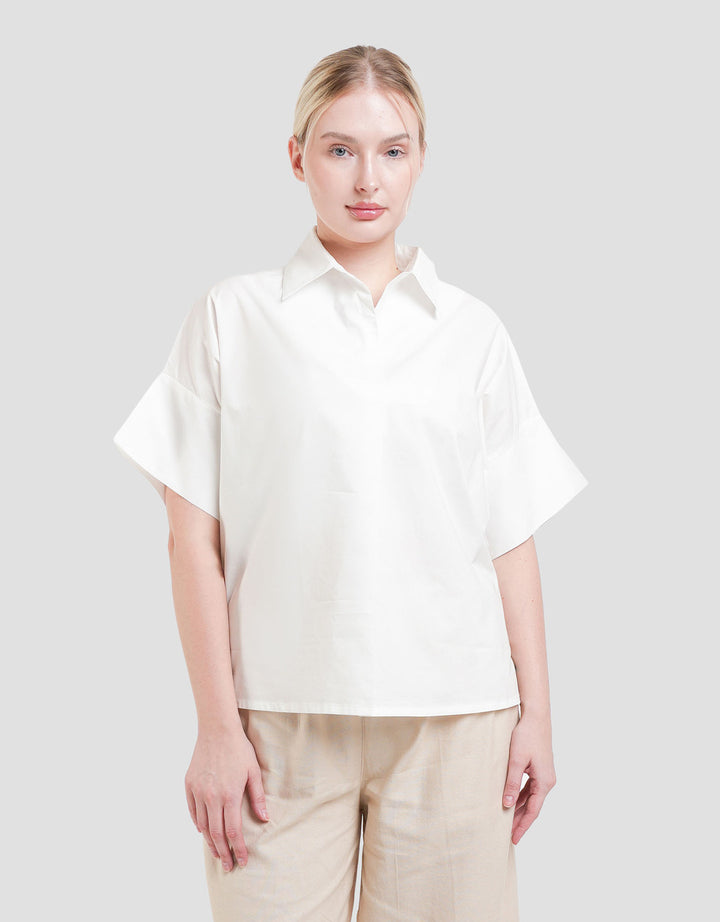 Connexion Twill Cotton Kemeja Wanita