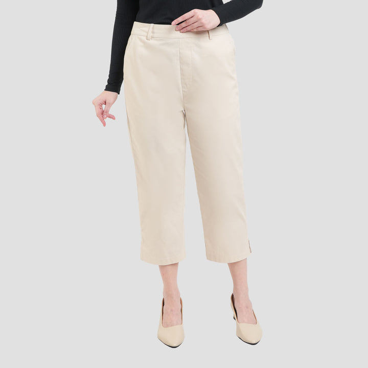 Connexion Capri Crop Baby Canvas Celana Wanita