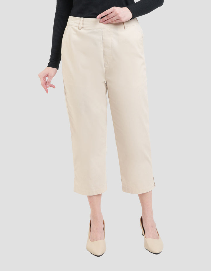 Connexion Capri Crop Baby Canvas Celana Wanita