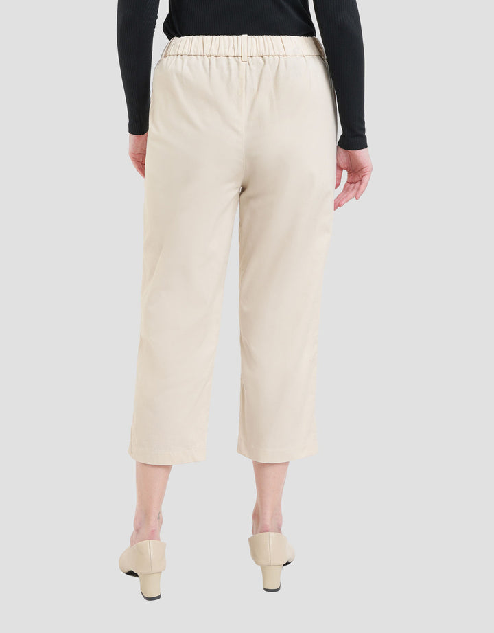 Connexion Capri Crop Baby Canvas Celana Wanita