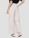 Connexion Drawstring Linen Celana Panjang Wanita