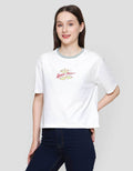 Disney Boxy Print Aliens  Kaos Lengan Pendek Wanita