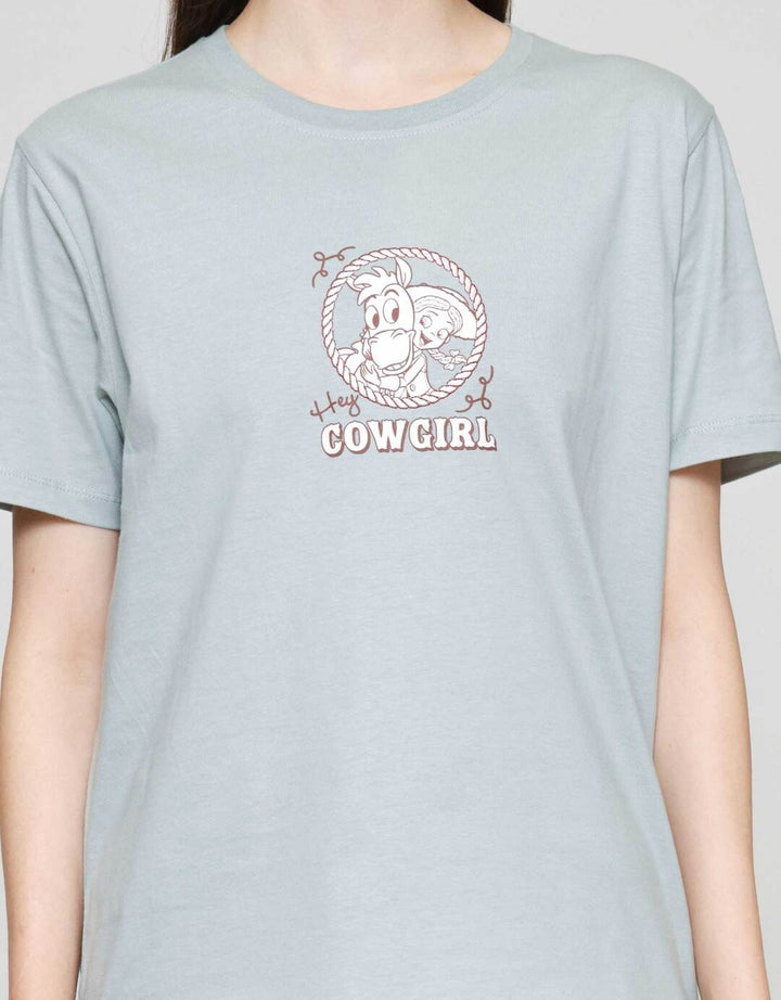 Disney Reg Print Toy Story Kaos Lengan Pendek Wanita