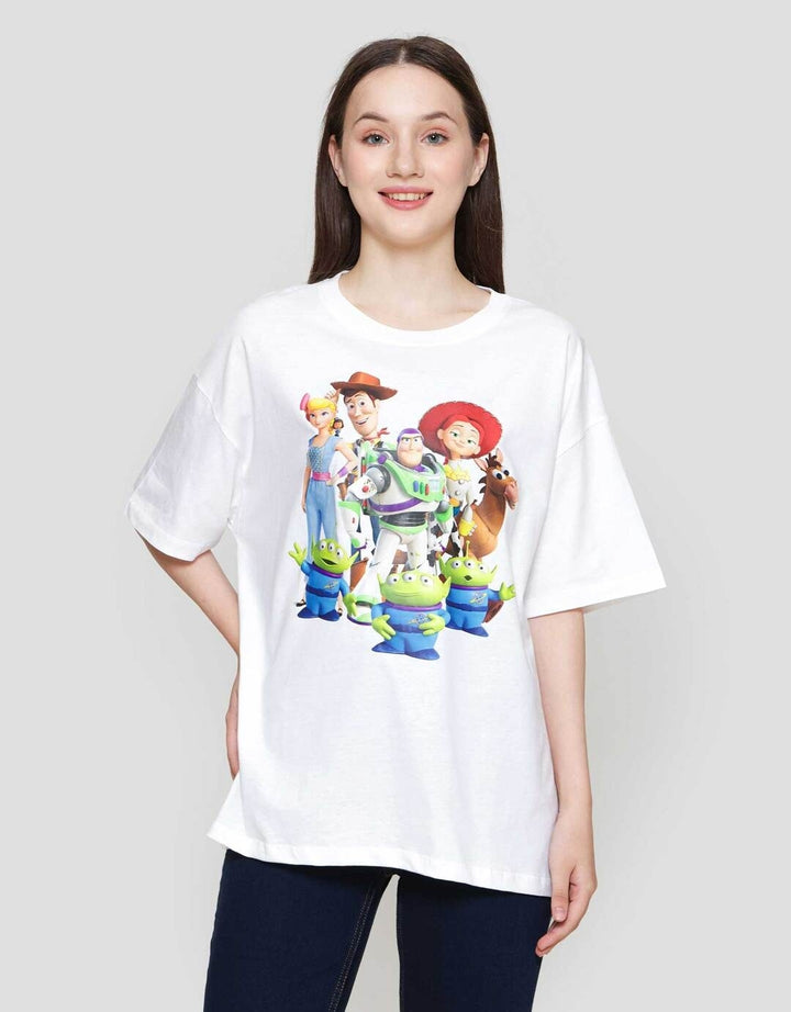 Disney Oversize Print Toy Story Kaos Lengan Pendek Wanita