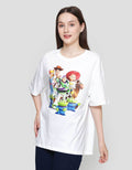 Disney Oversize Print Toy Story Kaos Lengan Pendek Wanita