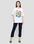 Disney Oversize Print Toy Story Kaos Lengan Pendek Wanita