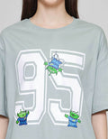 Disney Oversize Print Alien Toy Story Kaos Lengan Pendek Wanita