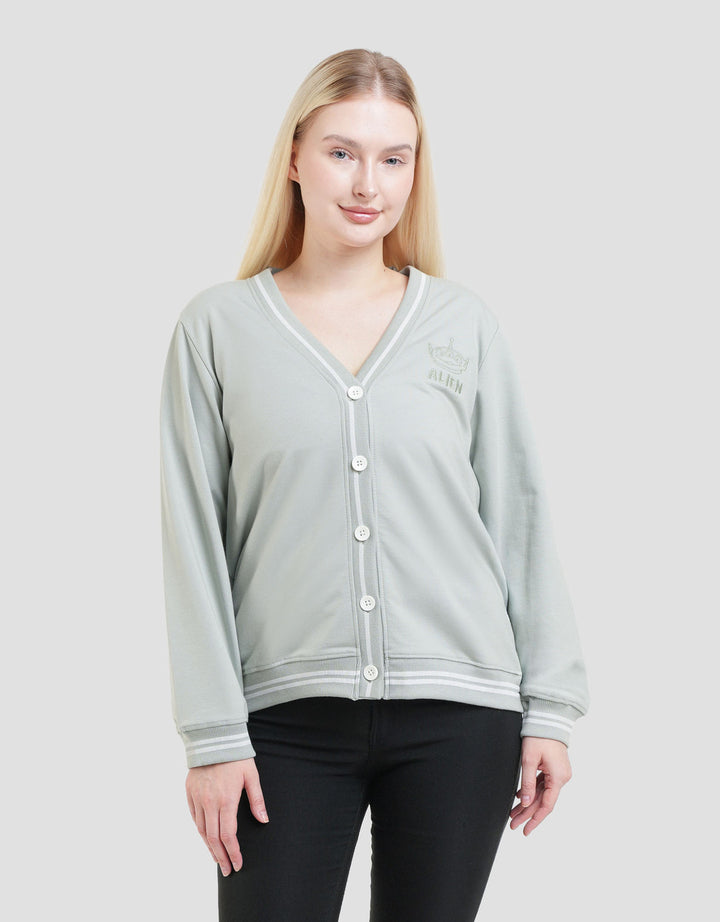 Disney Print Alien Toy Story Cardigan  Wanita