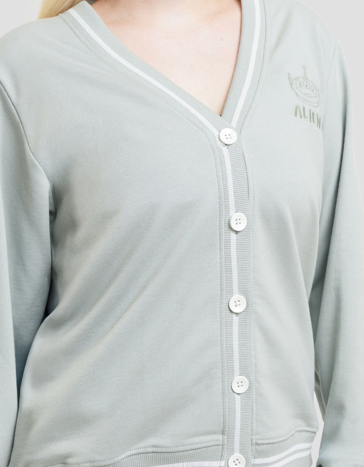 Disney Print Alien Toy Story Cardigan  Wanita