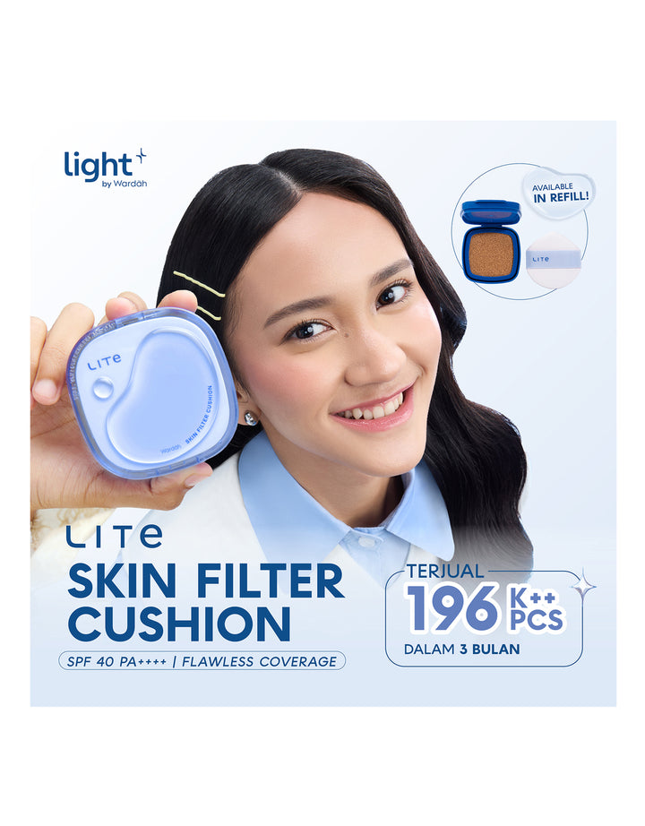 Wardah Lite Skin Filter Cushion 04 Beige 11G