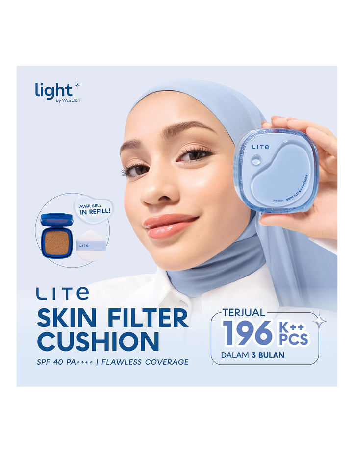 Wardah Lite Skin Filter Cushion 04 Beige 11G