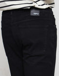 Triple Slim Fit Stretch Superblack Celana Jeans Big Size Pria