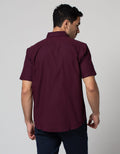 Larusso Kemeja Basic Oxford Pendek