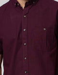 Larusso Kemeja Basic Oxford Pendek