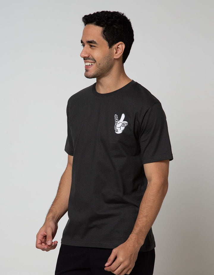 Disney Mickey Peace Symbols Short Sleeve T-Shirt