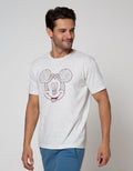 Disney Mickey Short Sleeve T-Shirt Sketch Head