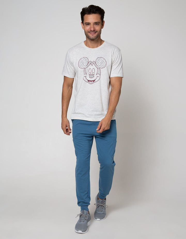 Disney Mickey Short Sleeve T-Shirt Sketch Head
