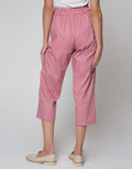 Details Long Pants With Belt Loop And Buttons At Side