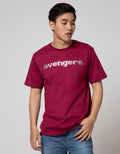 Marvel Chest Print Avg Short Sleeve  T-Shirt