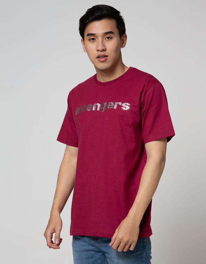 Marvel Chest Print Avg Short Sleeve  T-Shirt