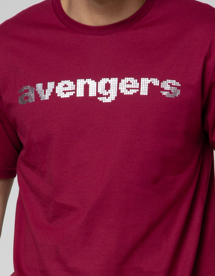 Marvel Chest Print Avg Short Sleeve  T-Shirt